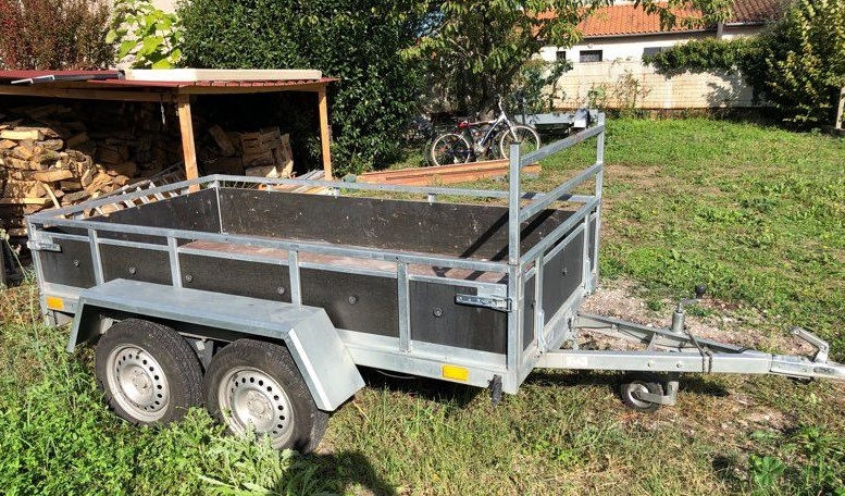 Bagagère non freinée PTC 750Kg