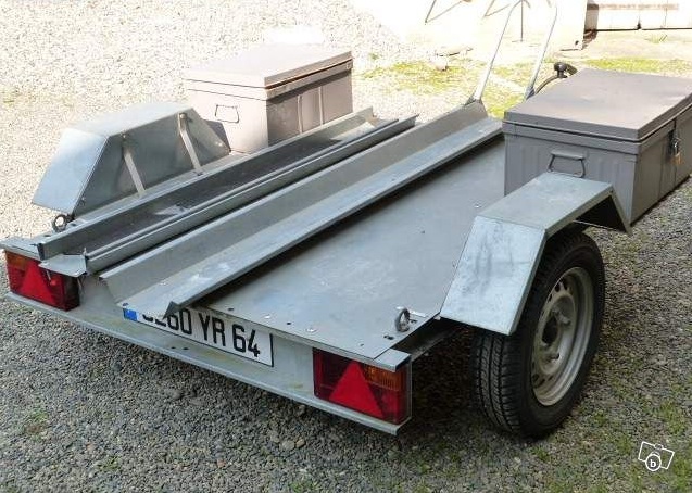 Remorque porte moto PTAC 500kgs