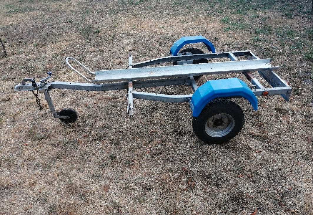 Remorque moto monorail