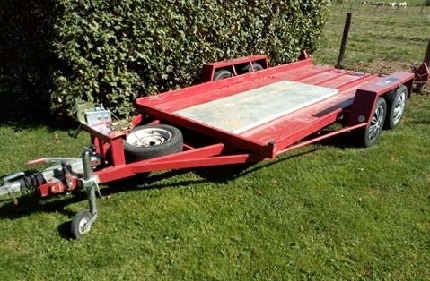 Remorque 2 essieux porte voiture