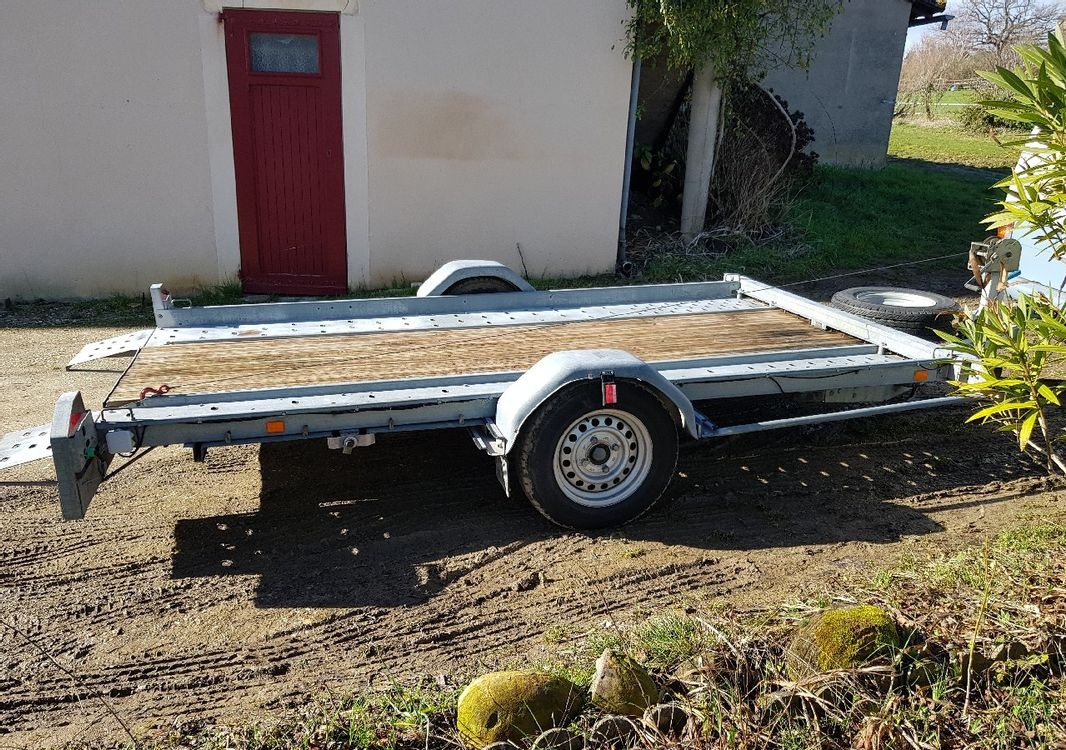 Remorque plateau/porte voiture