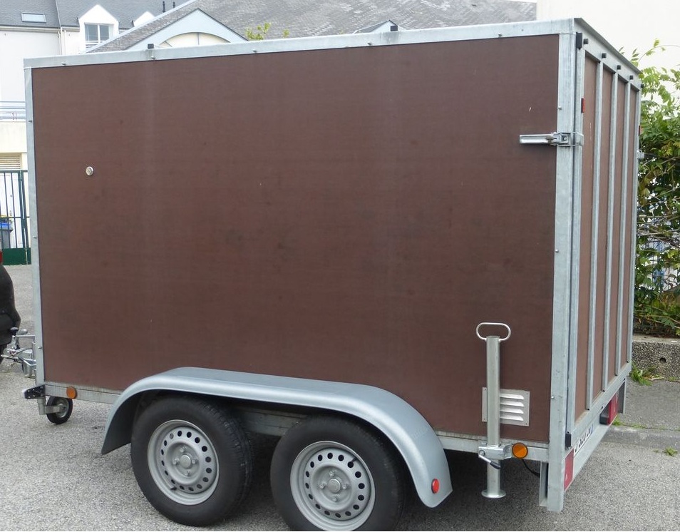 Remorque fourgon 750kg 2