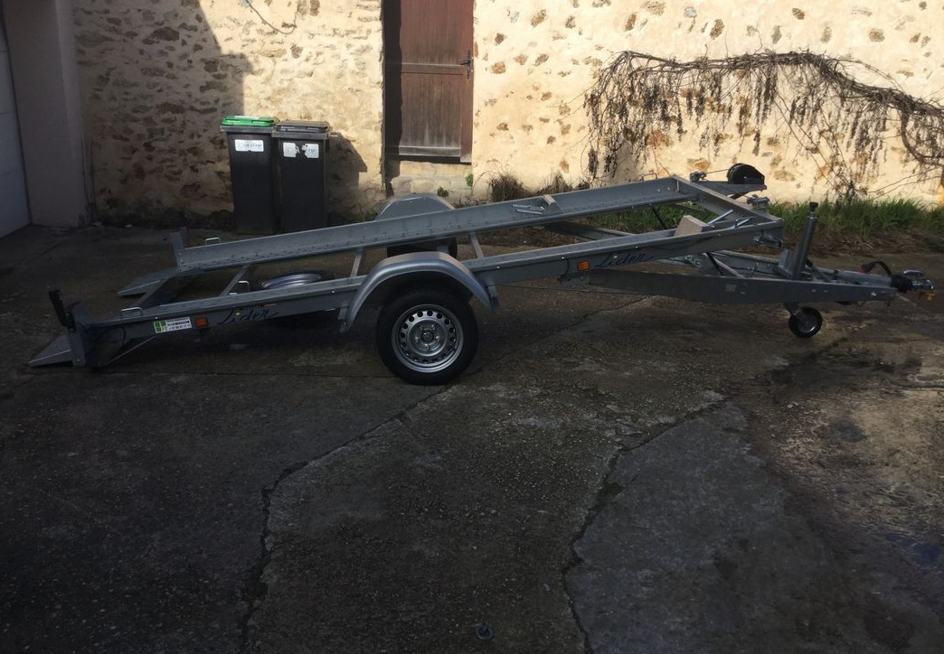 Remorque porte voiture ptac 1300 kg 3