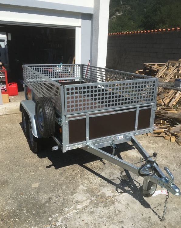 Remorque double essieux PTC 750kg