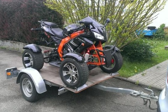 Remorque porte quad et Moto 2