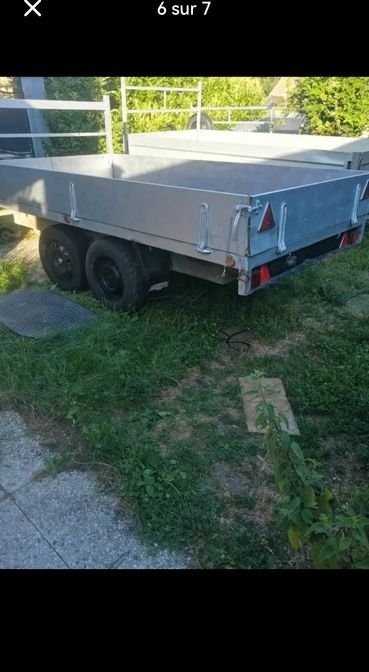Remorque double essieux 3mx1,50m