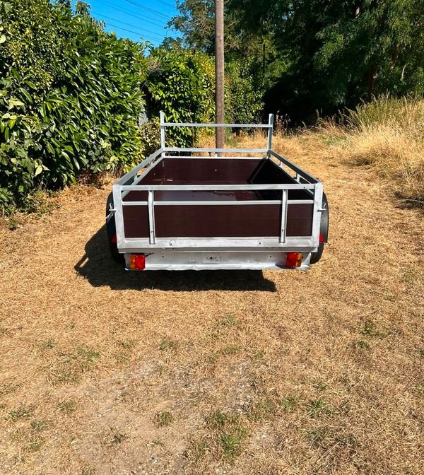 Remorque double essieux bois 500kg 3