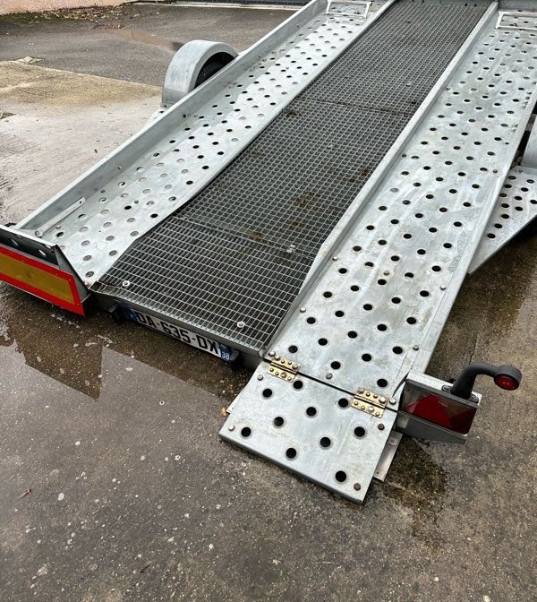 Rare- remorque porte voiture Ptac 1800kg 2