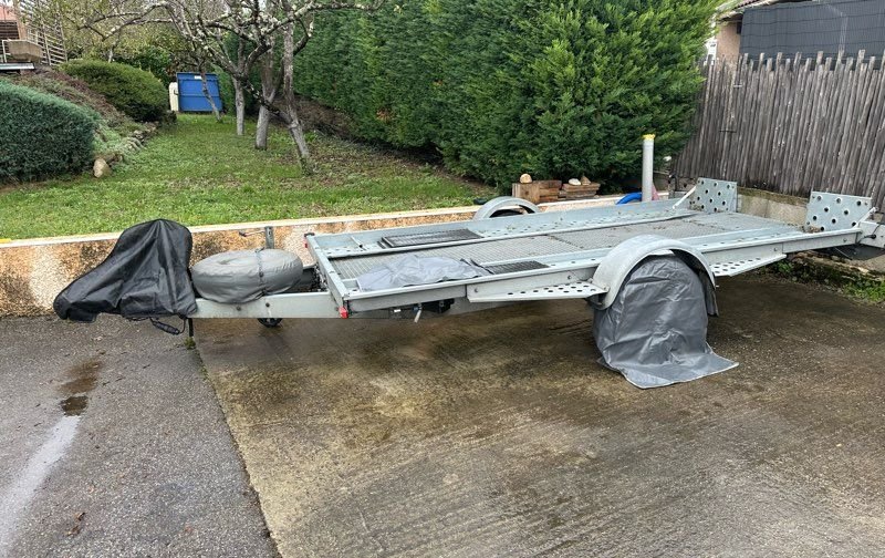 Rare- remorque porte voiture Ptac 1800kg 3