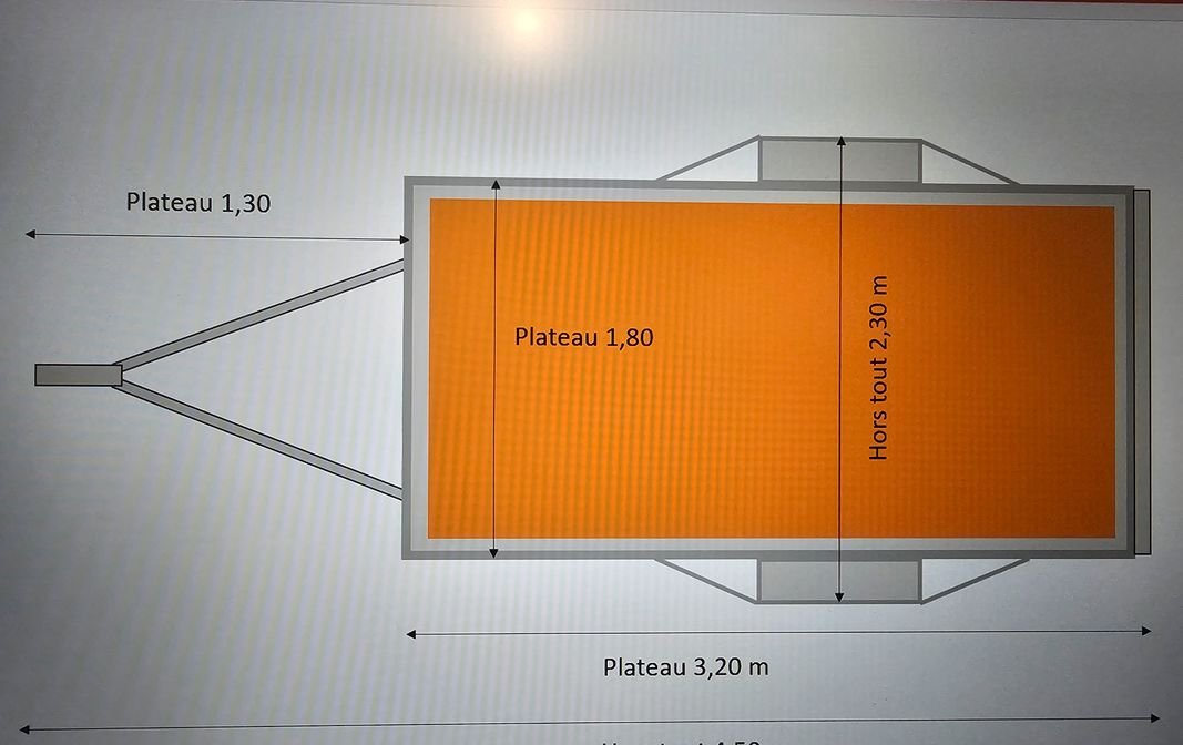 Remorque Mecanorem plateau basculent 3