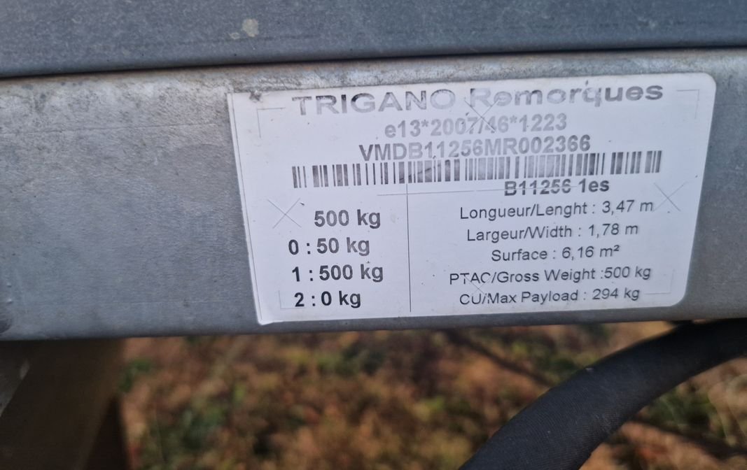 Remorque TRIGANO basculante 2