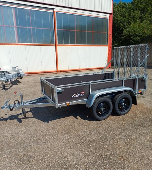 Remorque Lider 45450 double essieu avec Porte-pont – Neuve