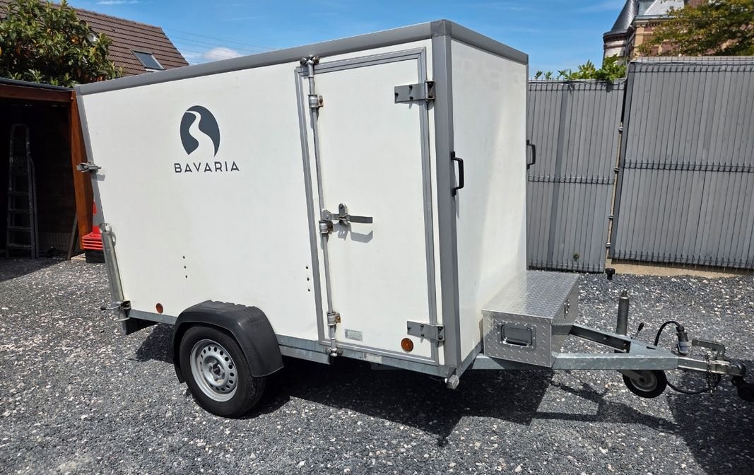 Remorque fourgon 750 Kgs 2 sabots moto