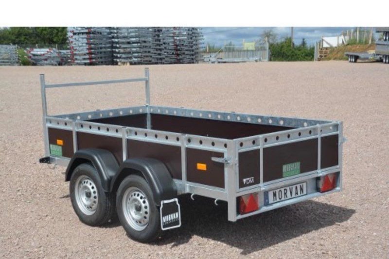 Remorque double essieux 1050 kg carte grise 750kg