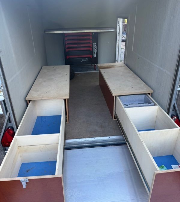 Aménagement remorque debon cargo 1300