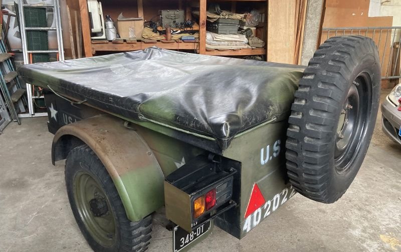 Vend remorque jeep willys 2