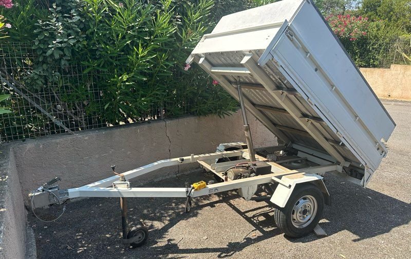 Remorque basculante hydraulique PTAC 500kg