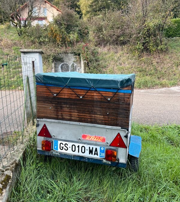 Remorque Erde 110 avec roue de secours 3