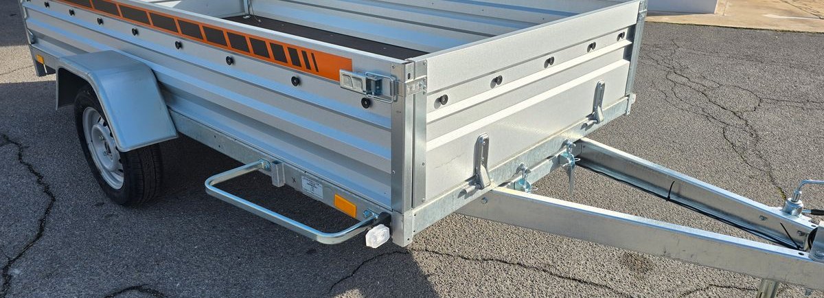 Remorque niewiadow 293x143cm simple essieu ptac 500kg