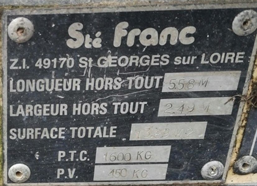 Remorque porte voiture 1 essieux 3