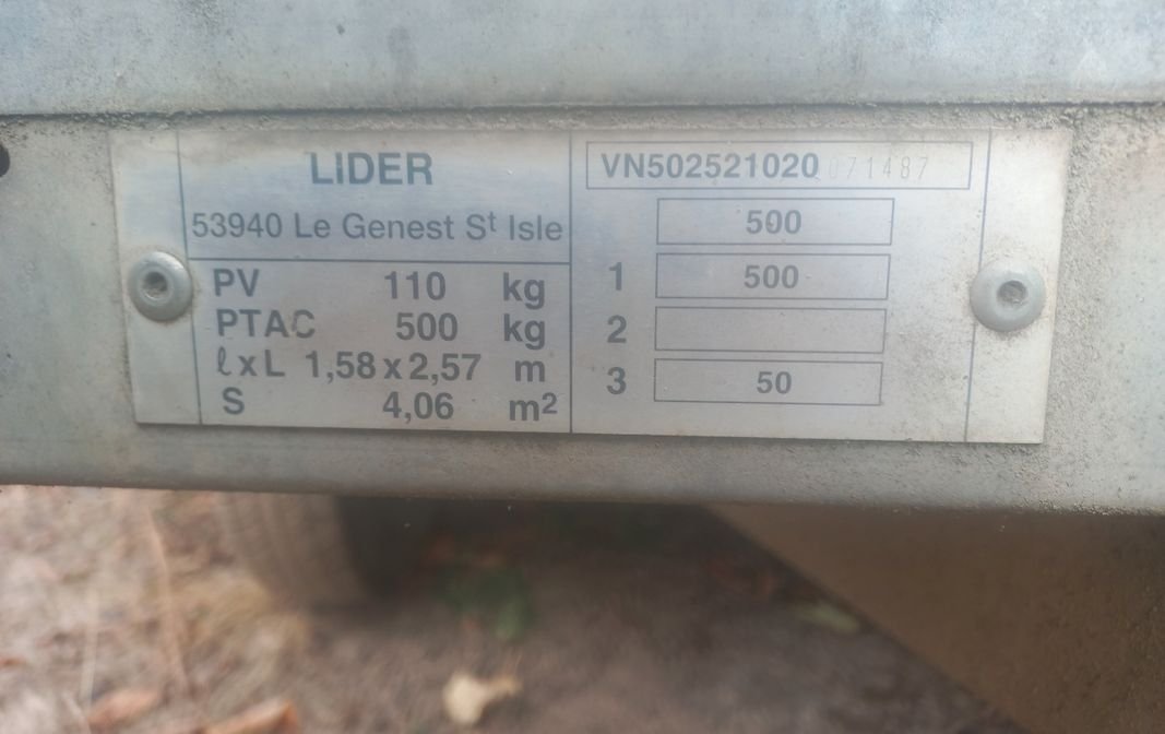 Remorque Lider 3