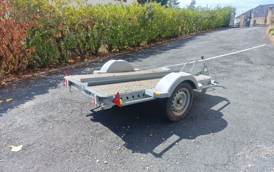 Remorque porte moto, quad ,tondeuse