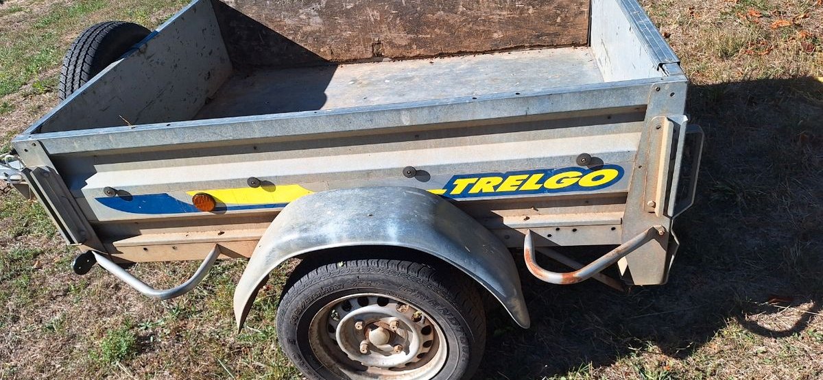 Remorque bagagère TRELGO galvanisée avec roue de secours 2
