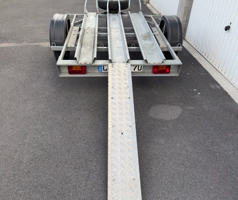 Remorque Porte Motos 3 Rails 2