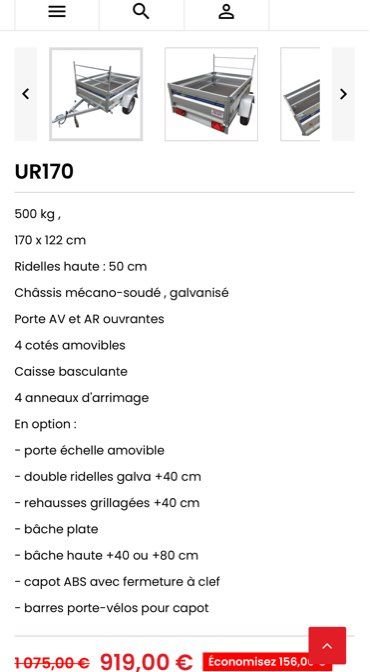 Remorque ur170 3