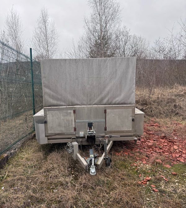 Remorque fourgon fermée PTAC 1600kg – 12,95m² – Treuil + coffres 2