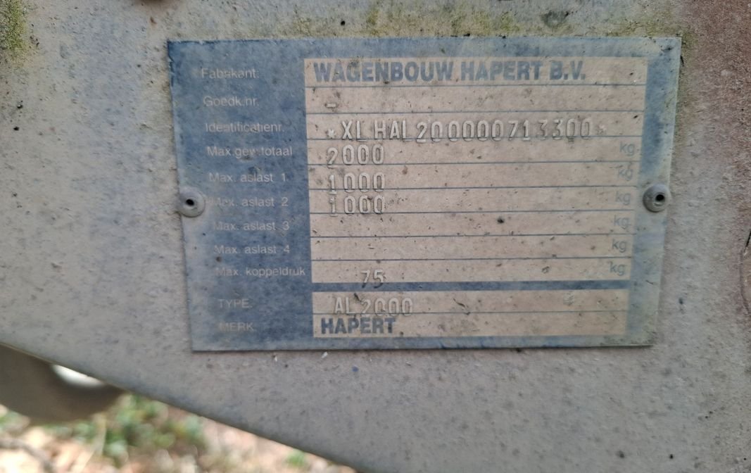 Remorque hapert 2