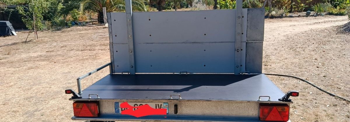 Remorque transversale moto où scooter