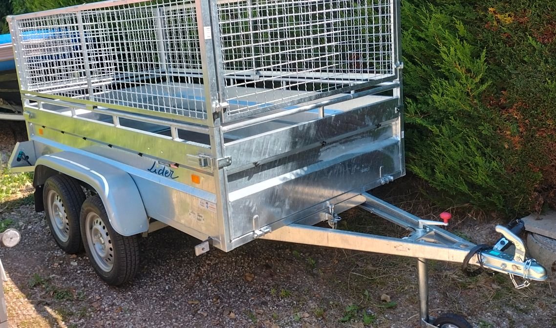 REMORQUE NEUVE - marque LIEDER - modèle ROBUST 39394 - PTAC 750kg + Réhausse