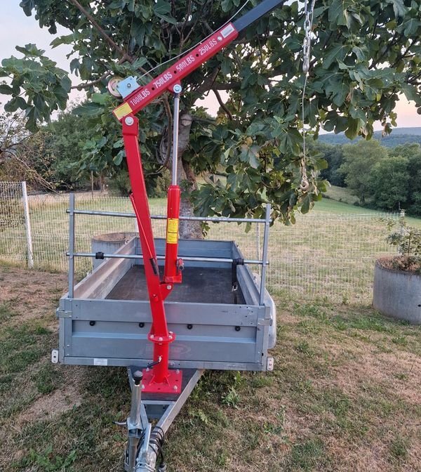 Remorque 500 KG + Grue 2