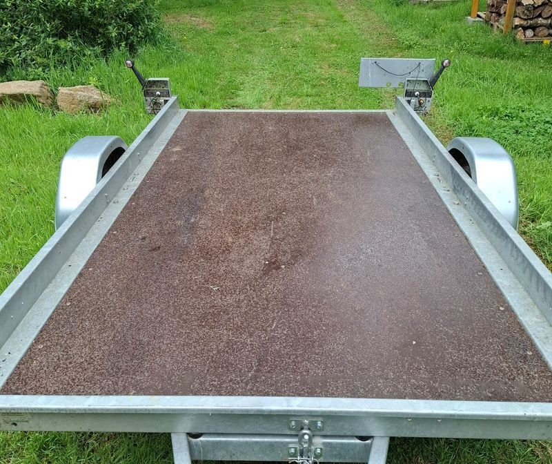 Remorque plateau 750 kg pour tracteur tondeuse quad buggy 2
