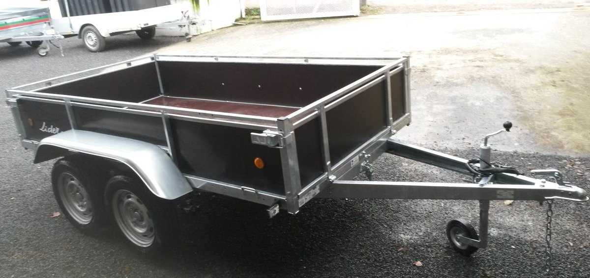 Remorque bois 2m50 NEUVE double essieux de 750Kg