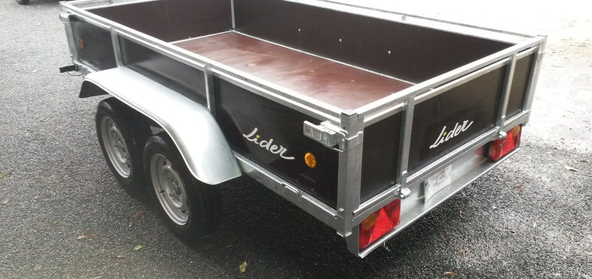 Remorque bois 2m50 NEUVE double essieux de 750Kg 2