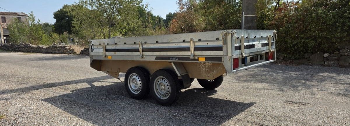 Remorque plateau 310cm x 160cm PTAC 500kg 2