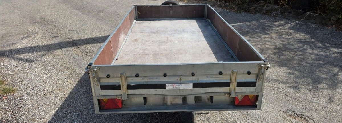 Remorque plateau 310cm x 160cm PTAC 500kg 3