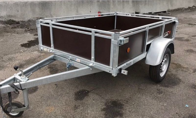 REMORQUE LIDER BOIS 500 KG - 2 m - AVEC NOMBREUX ACCESSOIRES