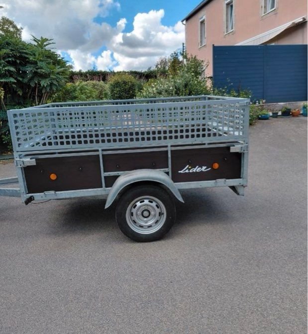 REMORQUE LIDER BOIS 500 KG - 2 m - AVEC NOMBREUX ACCESSOIRES 3