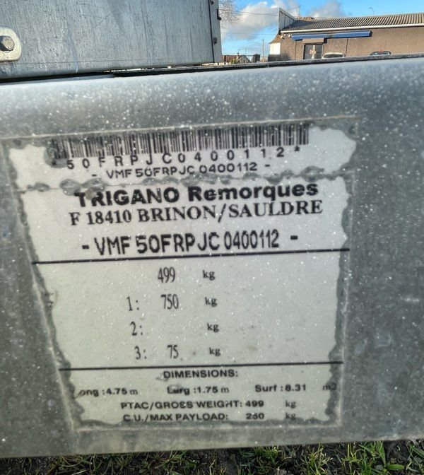 Remorque Trelgo 3
