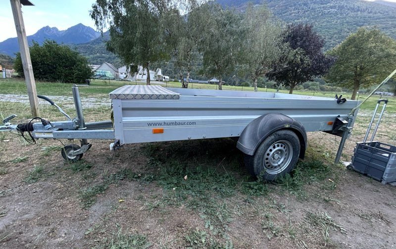 Remorque humbaur alu 3 m état neuf