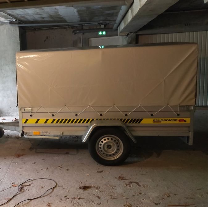Remorque basculante 2.5 m de caisse 3