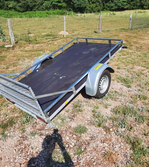 Remorque plateau 750 kg 2