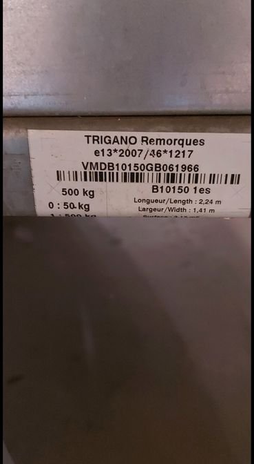 Remorque Trigano 3