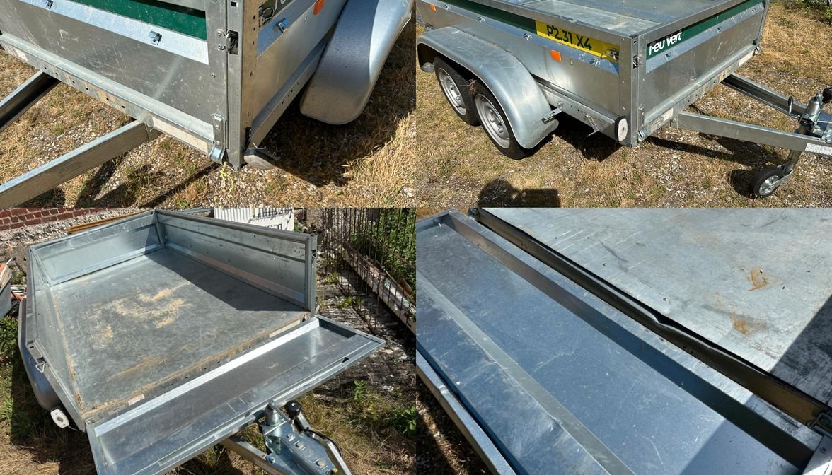 Remorque bagagère 500kg type P2.31 X4 de chez FEU VERT 3