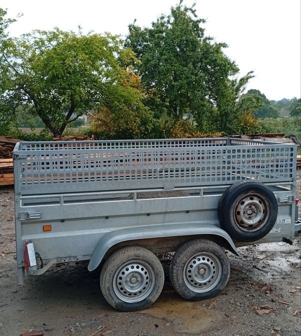 Remorque robuste lider 750kg avec ridelles et roue de secours 2