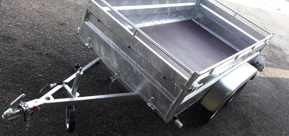Remorque ROBUST 2M50 2essieux 750Kg ridelles renforcées NEUVE