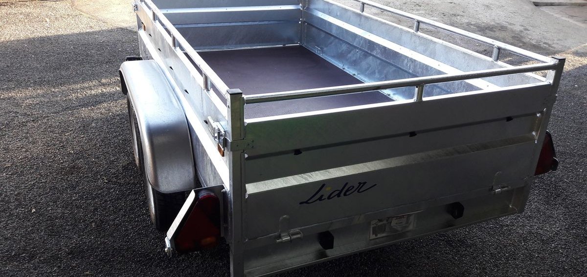 Remorque ROBUST 2M50 2essieux 750Kg ridelles renforcées NEUVE 3